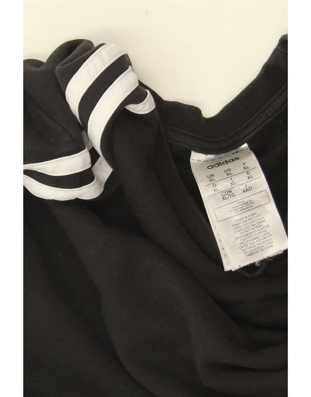 Adidas Herren Sweatshirt Pullover XL Schwarz Baumwolle