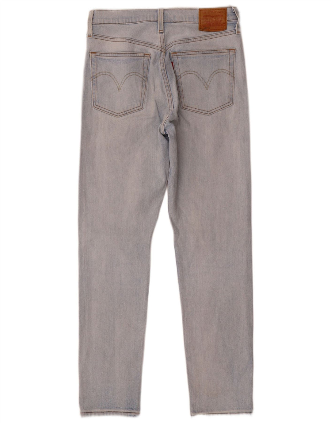Levi's Damen 501 Straight Jeans W26 L28 Blaue Baumwolle