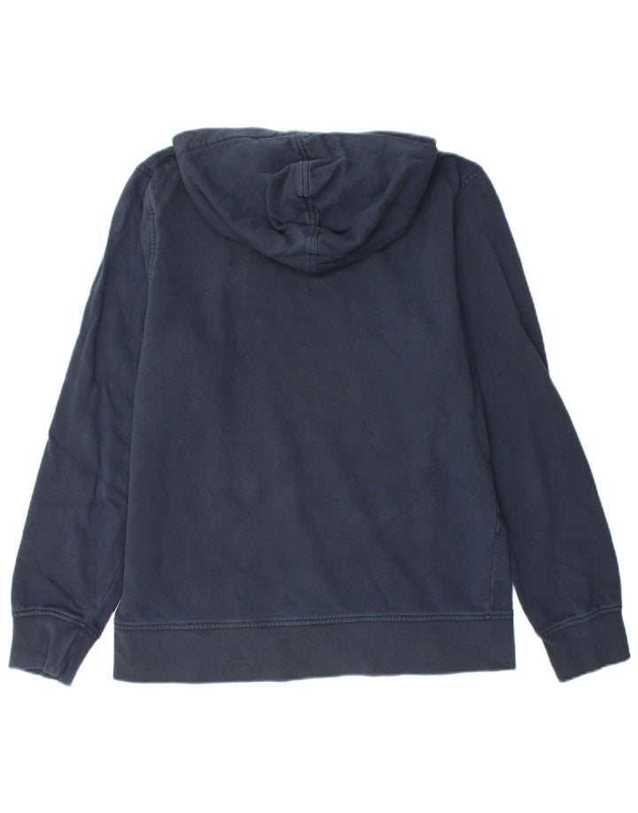 JACK & JONES Herren-Kapuzenpullover mit Grafik, mittelmarineblaue Baumwolle