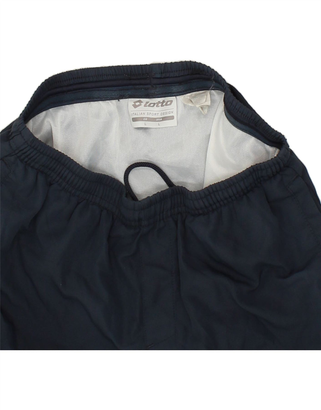 LOTTO Boys Sport Shorts 9-10 Years Large Navy Blue Polyester Vintage Lotto and Second-Hand Lotto from Messina Hembry 