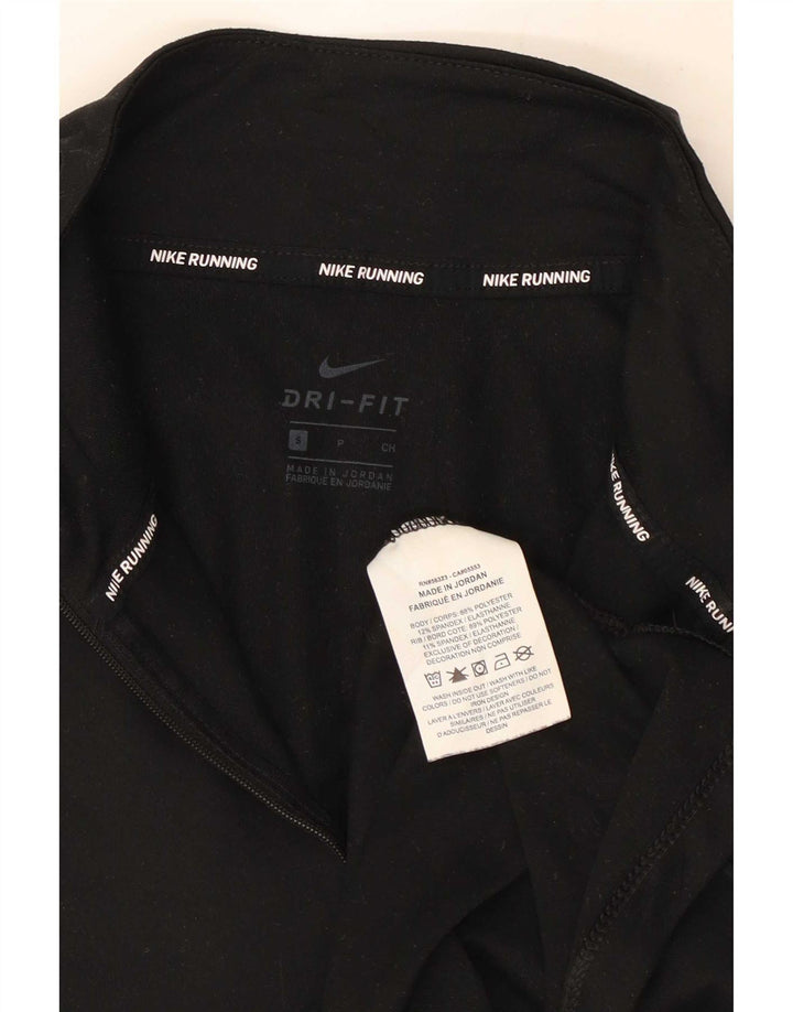 Nike Herren Dri Fit Pullover-Trainingsanzug mit Reißverschluss, Größe S, Schwarz, Polyester