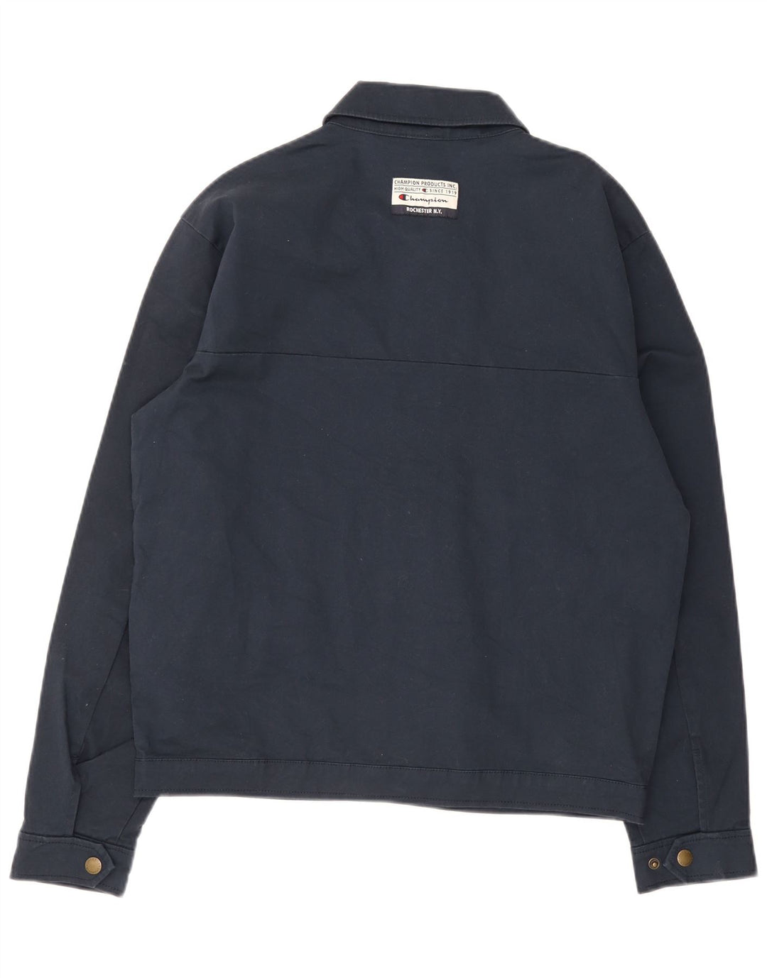 Champion Herren Bomberjacke UK 38 Medium Marineblau Baumwolle