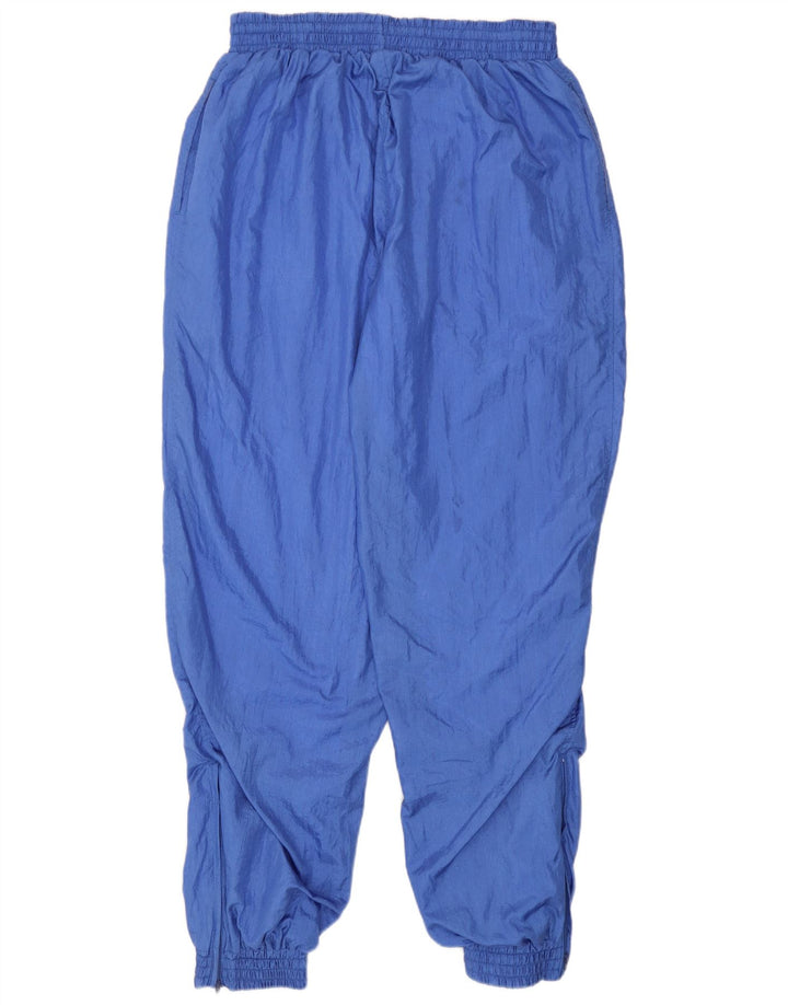 Vintage Herren-Trainingshose, Jogginghose, groß, blau, Polyamid