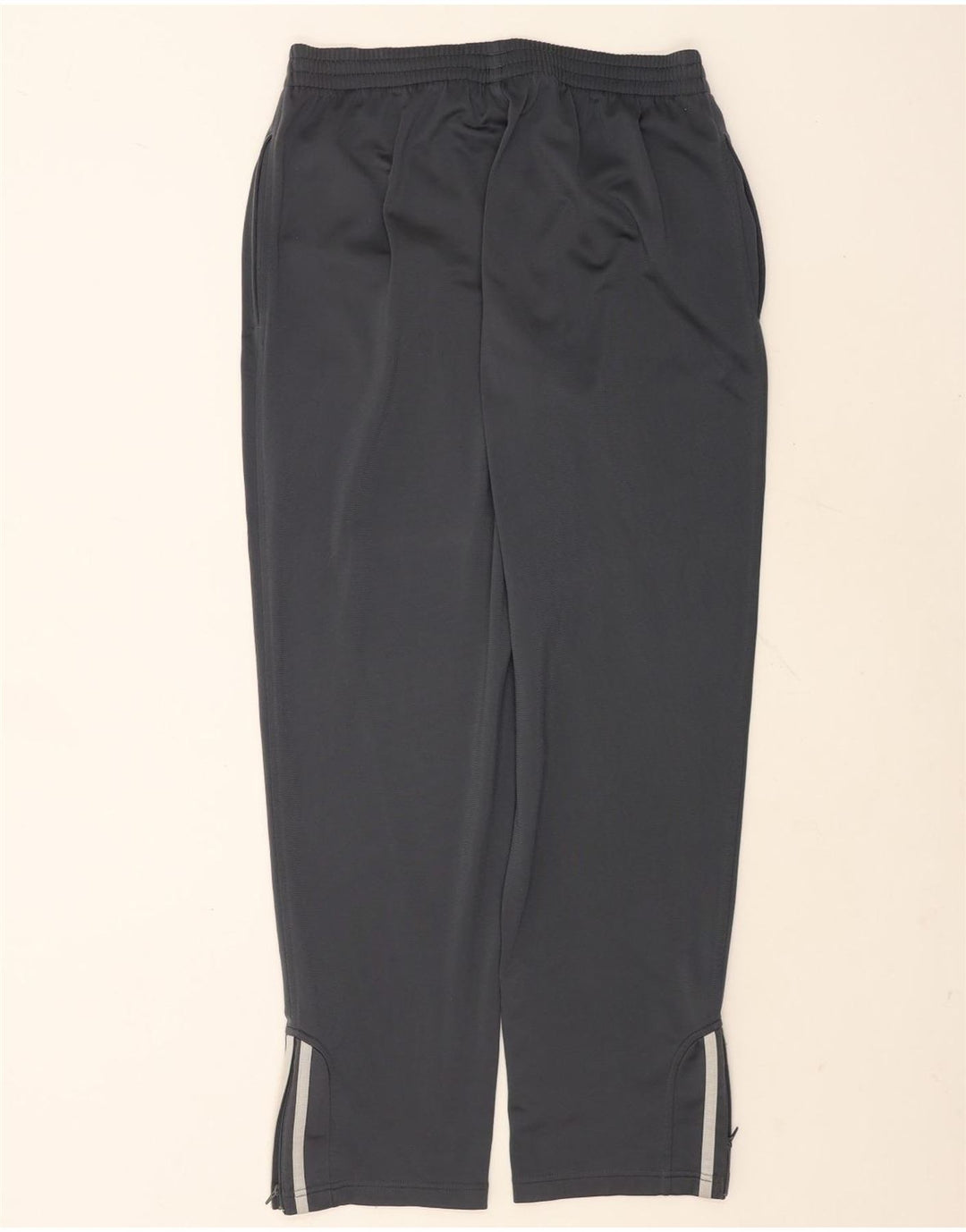 Adidas Herren-Trainingshose UK 38/40 Mittelgraues Polyester
