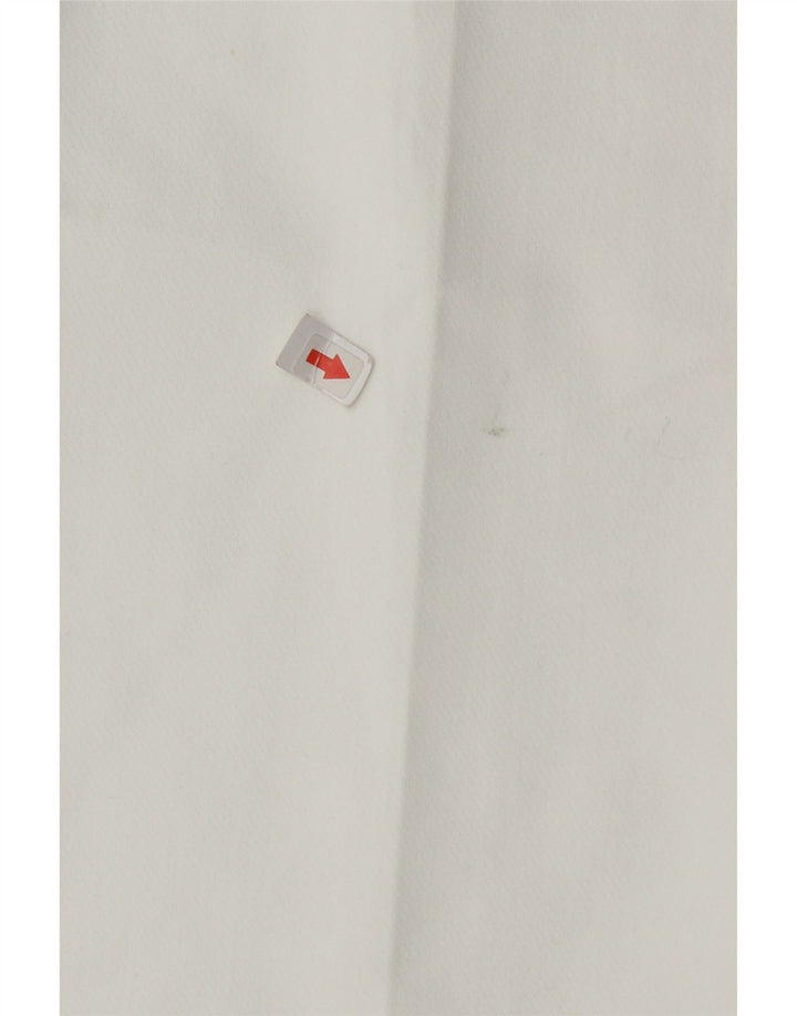 Zara Damen-Anzughose, schmal zulaufend, Größe M, W28, L27, Weiß, Polyester