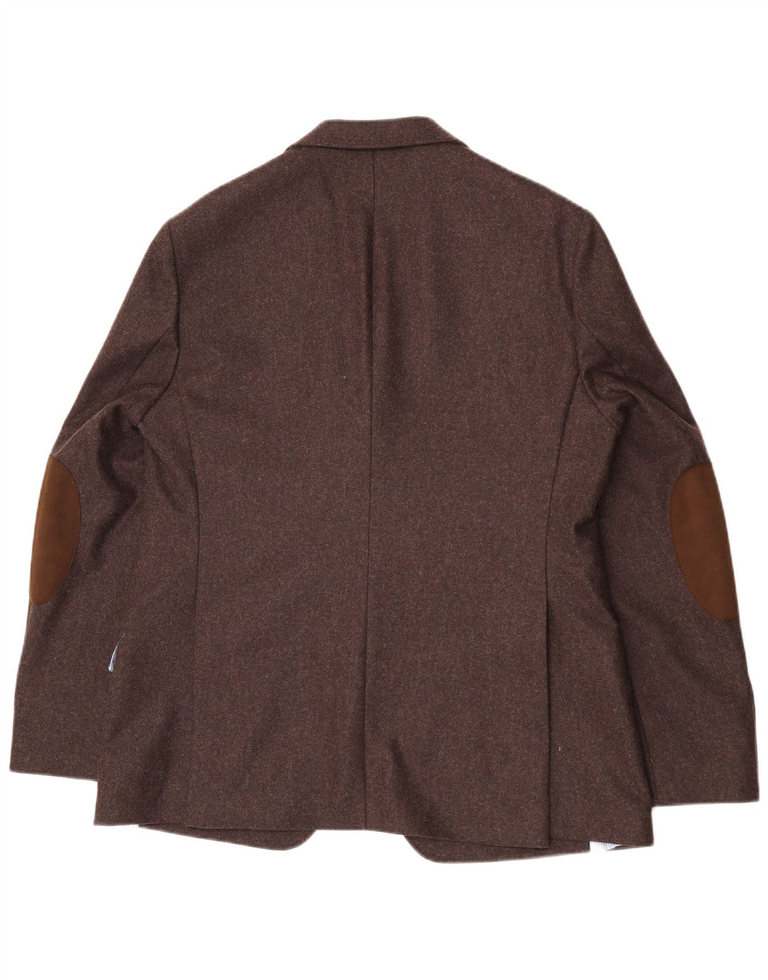 Sarar Herren-Blazer mit 2 Knöpfen, UK 40, große braune Wolle