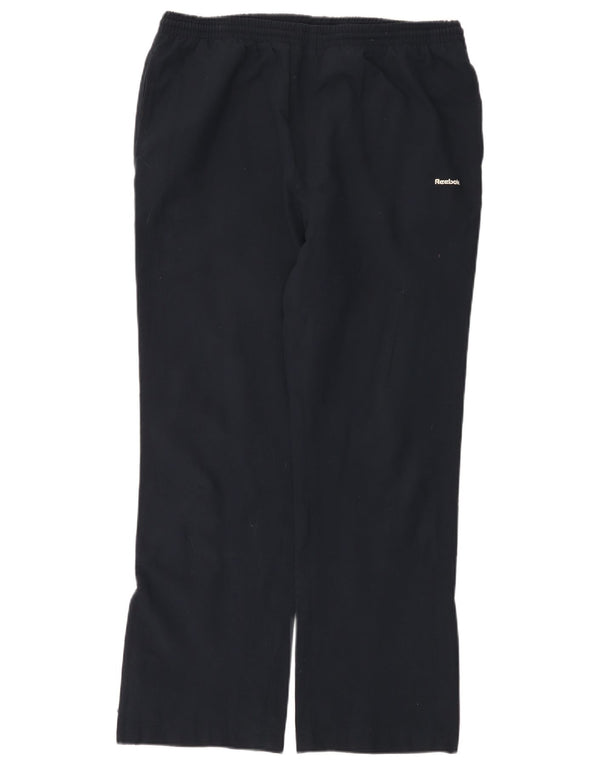 Reebok Damen-Trainingshose, US 12, Größe L, Marineblau, Polyester