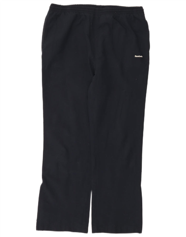 Reebok Damen-Trainingshose, US 12, Größe L, Marineblau, Polyester