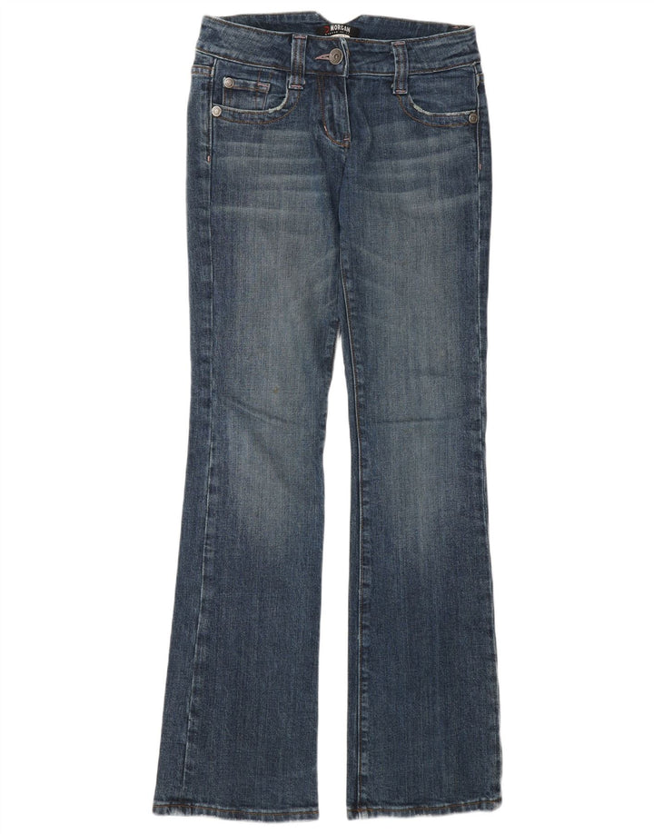 Morgan Damen Bootcut Jeans EU 36 Small W28 L32 Blaue Baumwolle