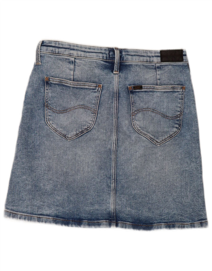 LEE Damen-Denim-A-Linien-Rock W29, mittelblaue Baumwolle