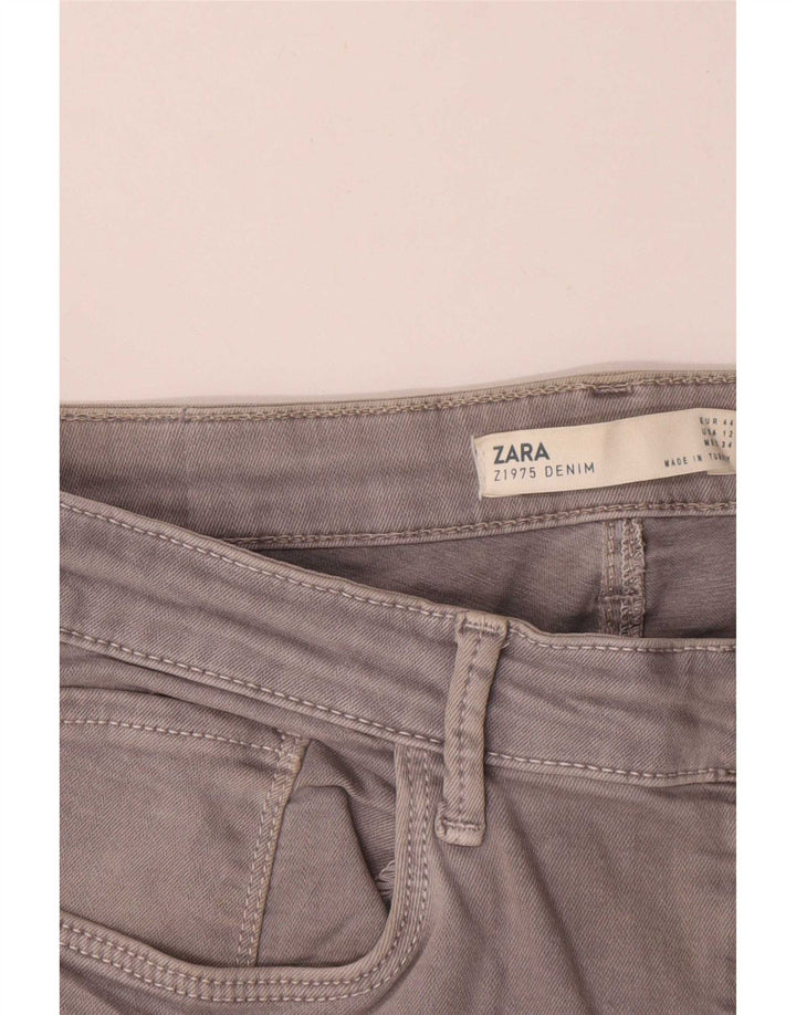 Zara Damen Slim Jeans EU 44 XL W34 L27 Grau