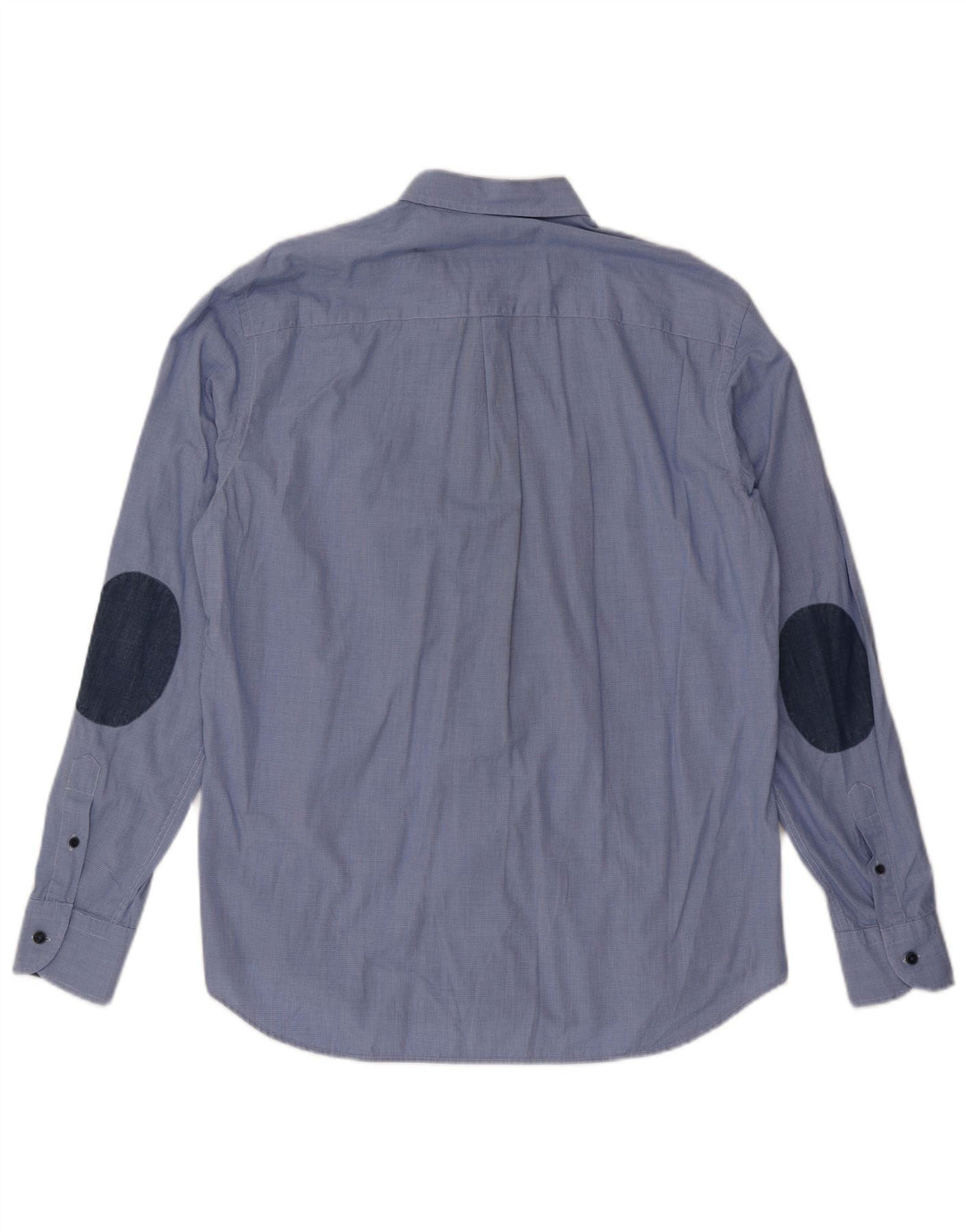 Harmont & Blaine Herren-Hemd, reguläre Passform, XL, blauer Hahnentrittmuster