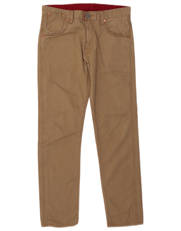 Levi's Herren 508 Regular Tapered Jeans W31 L32 Beige Baumwolle