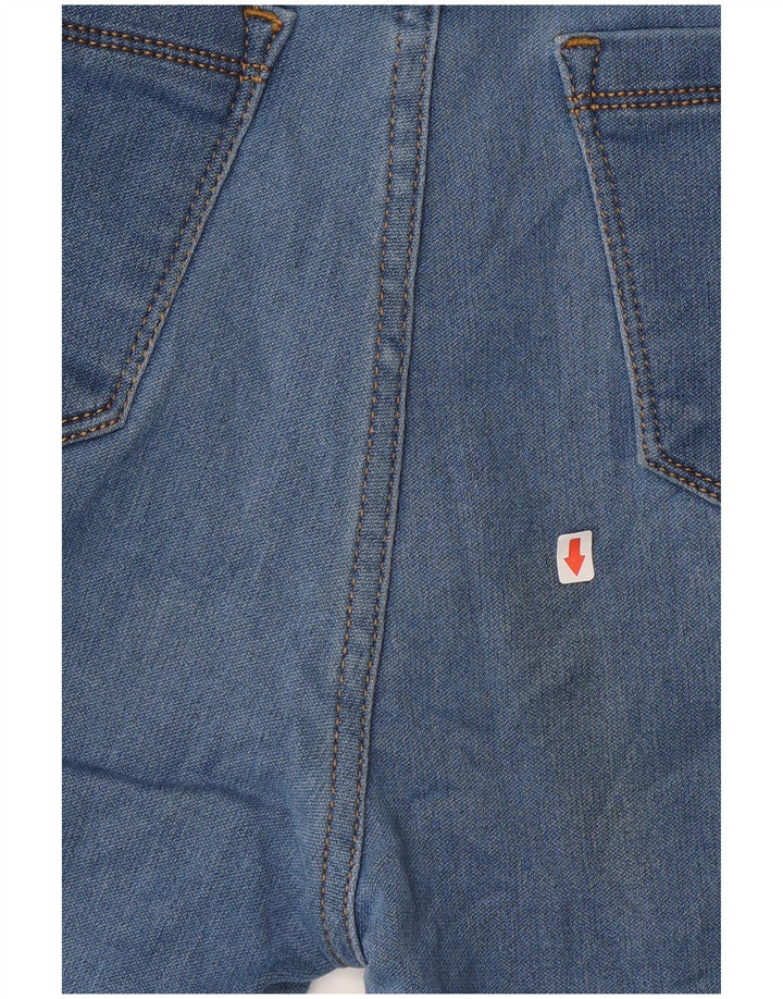 Zara Herren Straight Jeans W30 L29 Blaue Baumwolle
