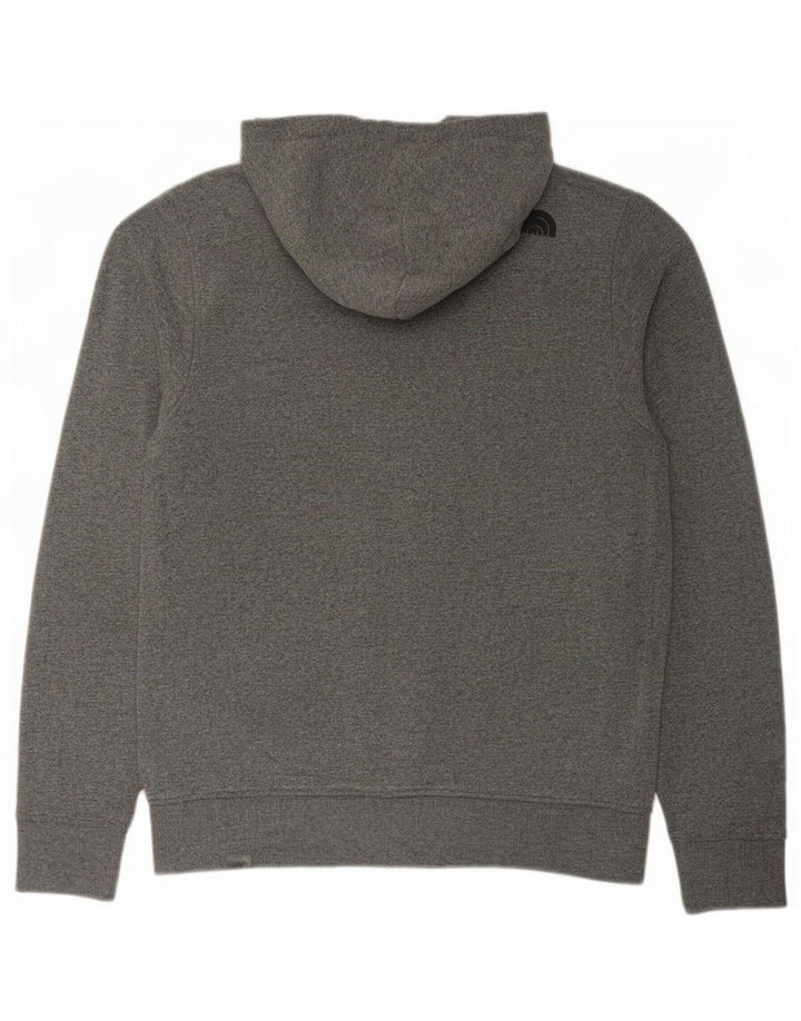 The North Face Herren-Kapuzenpullover mit Reißverschluss, mittelgraue Baumwolle