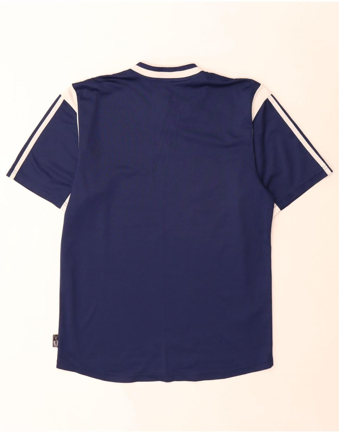 Adidas Herren Climalite T-Shirt Top Small Marineblau Colourblock Polyester