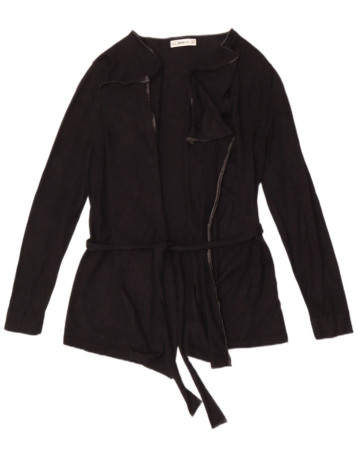Zara Damen-Strickjacke in Übergröße, Gr. 14, mittlere schwarze Viskose