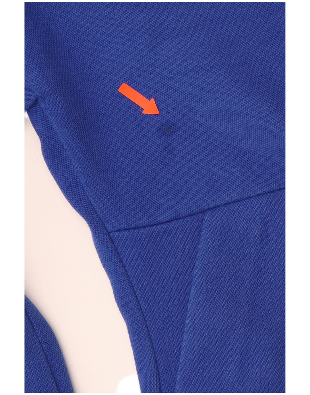 ADIDAS Damen Graphic Zip Hoodie Pullover UK 12/14 Mittelblaue Baumwolle