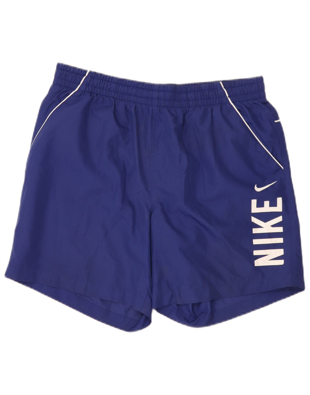 Nike Herren-Sportshorts mit Grafik, groß, aus blauem Polyester