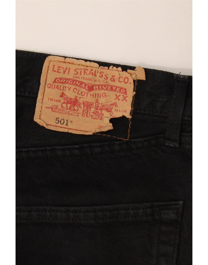 LEVI'S Herren 501 Straight Jeans W32 L31 Schwarz