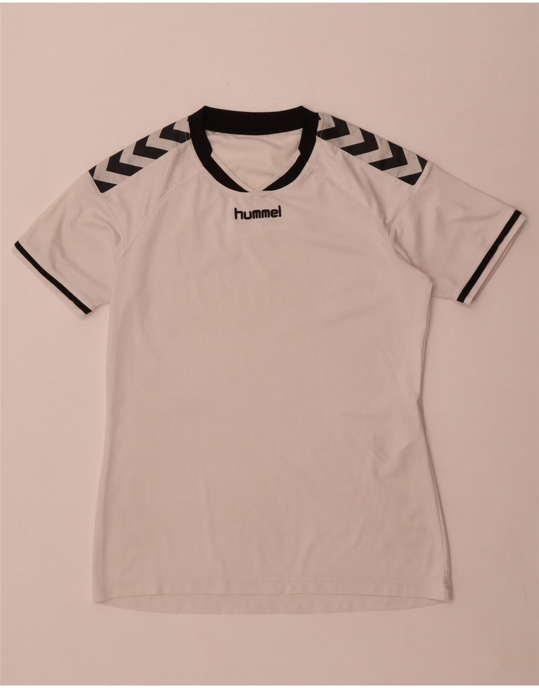 Hummel Herren Grafik-T-Shirt-Oberteil Mittelweißes Polyester