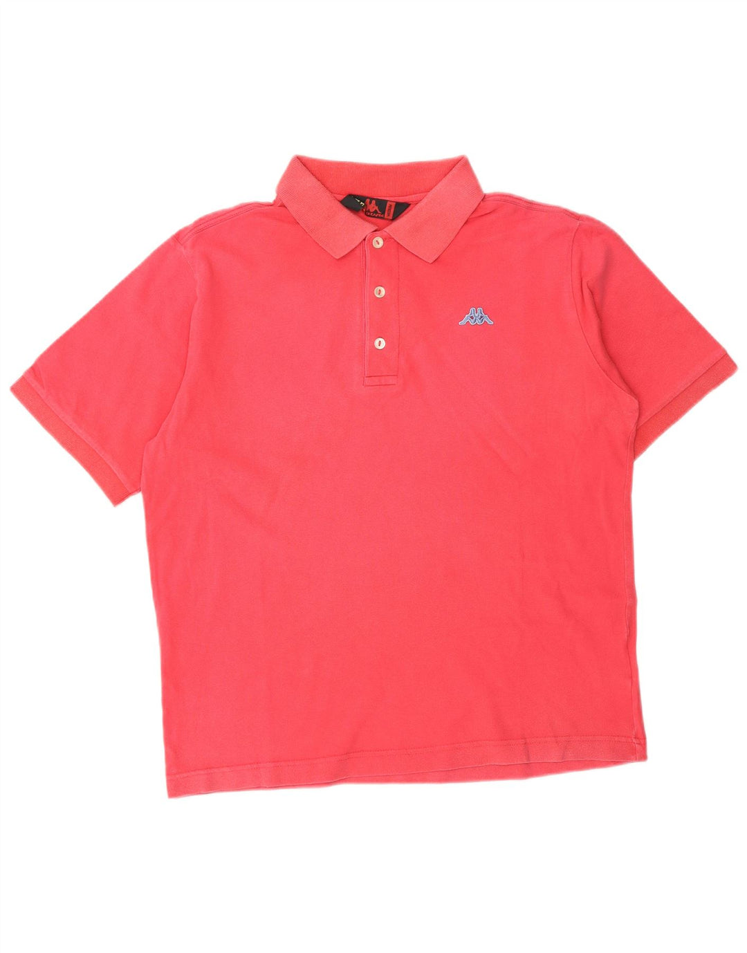 KAPPA Mens Polo Shirt Medium Pink Cotton