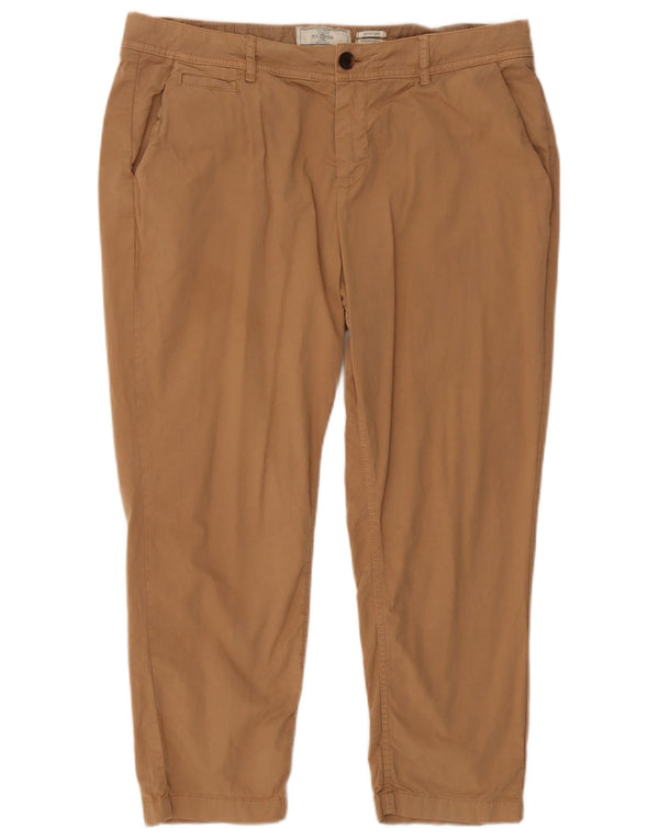 Fat Face Stückgefärbte, kurze Hose für Damen, UK 16, Größe L, W34, L23, Beige