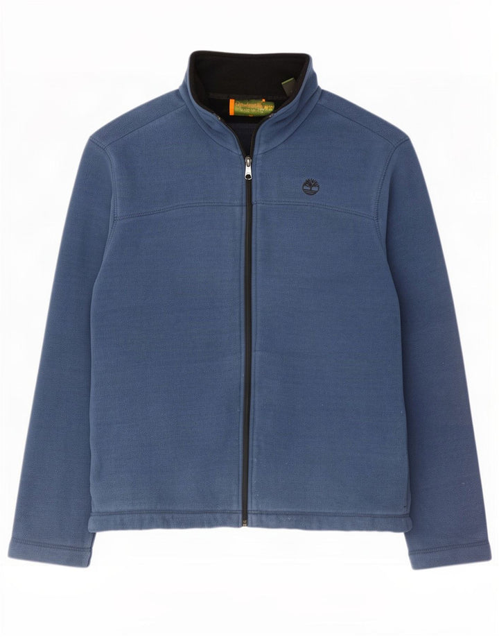 Timberland Herren Fleecejacke UK 40 Large Blau Polyester