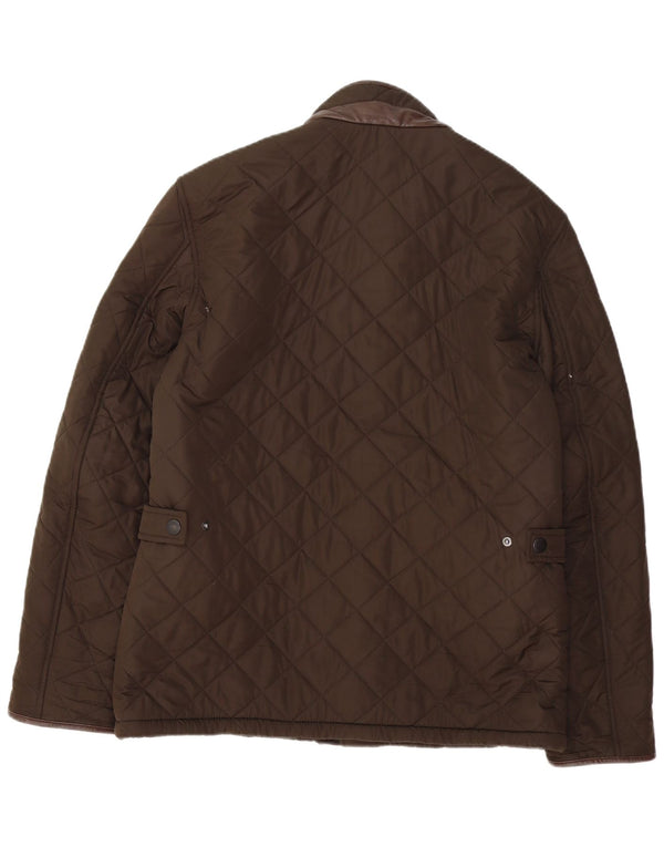 Barbour Herren Steppjacke UK 40 Large Braun Polyester