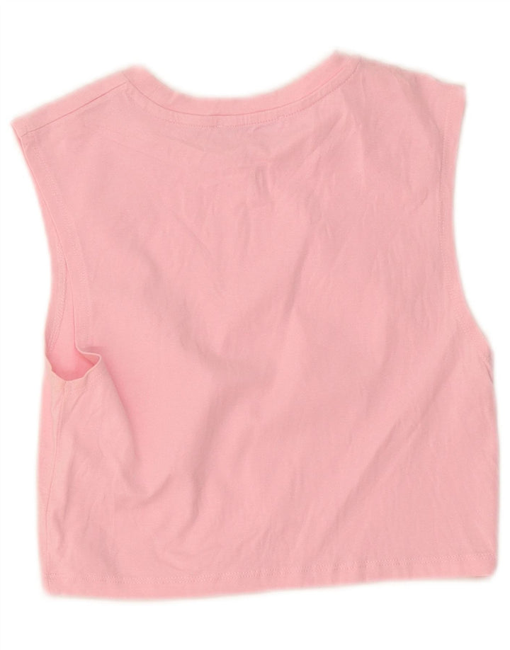 Zara Damen Crop Vest Top UK 8 Small Pink