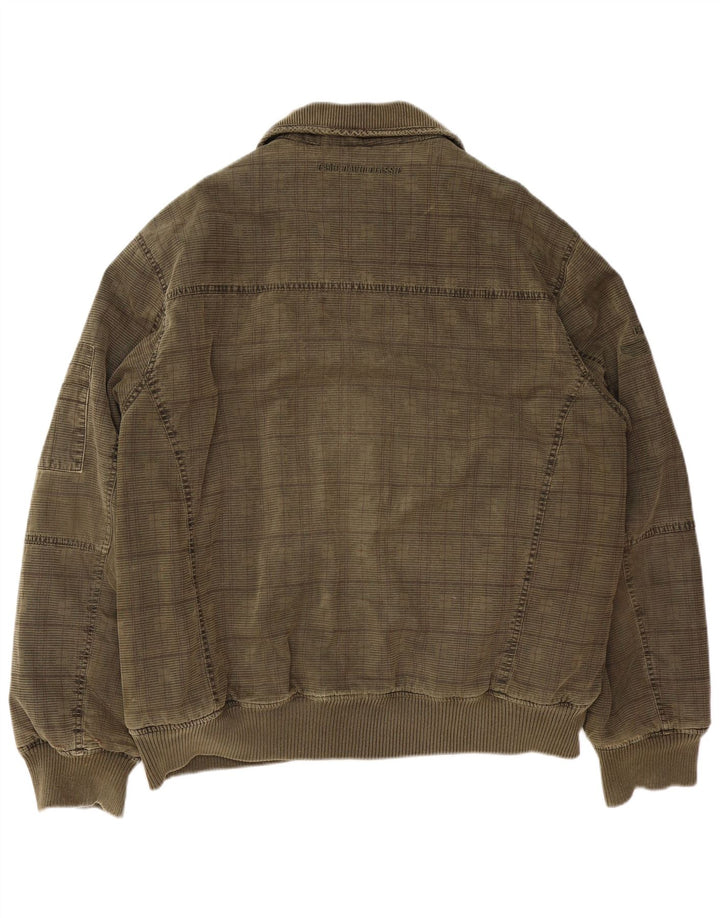 CAMP DAVID Herren Bomberjacke UK 44 2XL Khaki Check