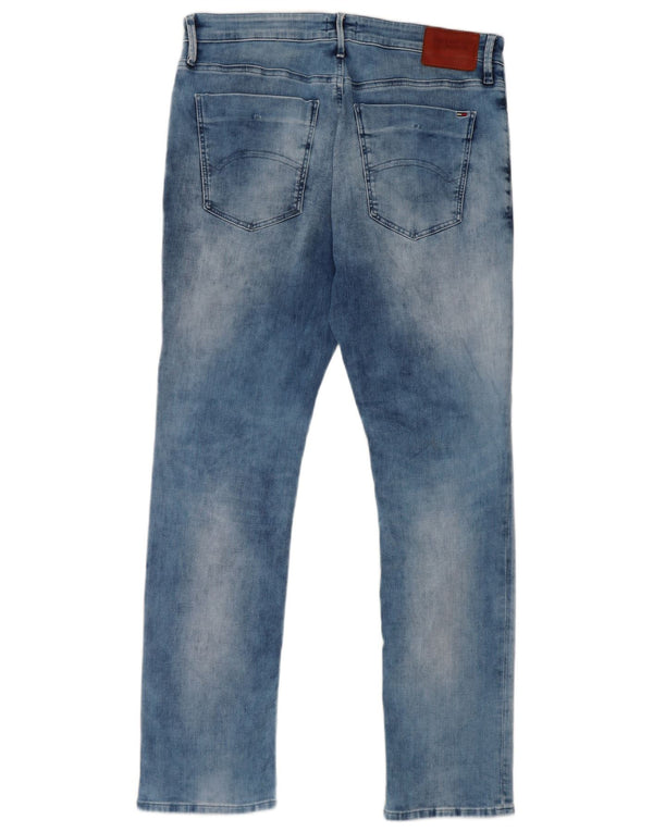 Tommy Hilfiger Herren Scanton Slim Jeans W36 L31 Blaue Baumwolle