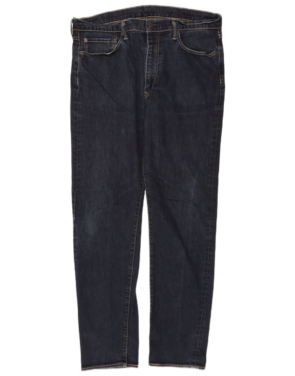 Levi's Herren 522 Straight Jeans W38 L34 Marineblaue Baumwolle