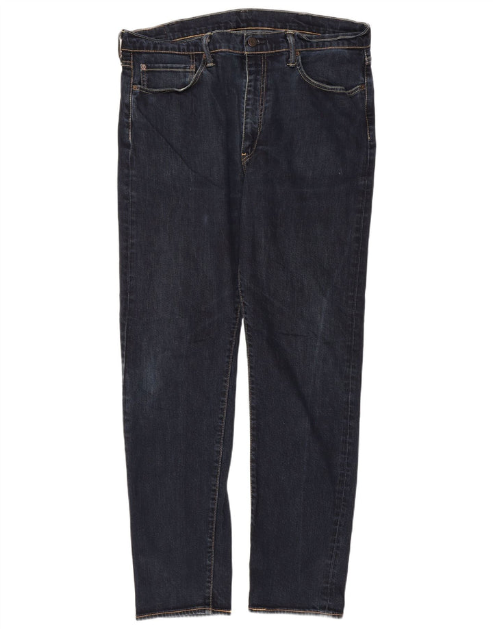 Levi's Herren 522 Straight Jeans W38 L34 Marineblaue Baumwolle