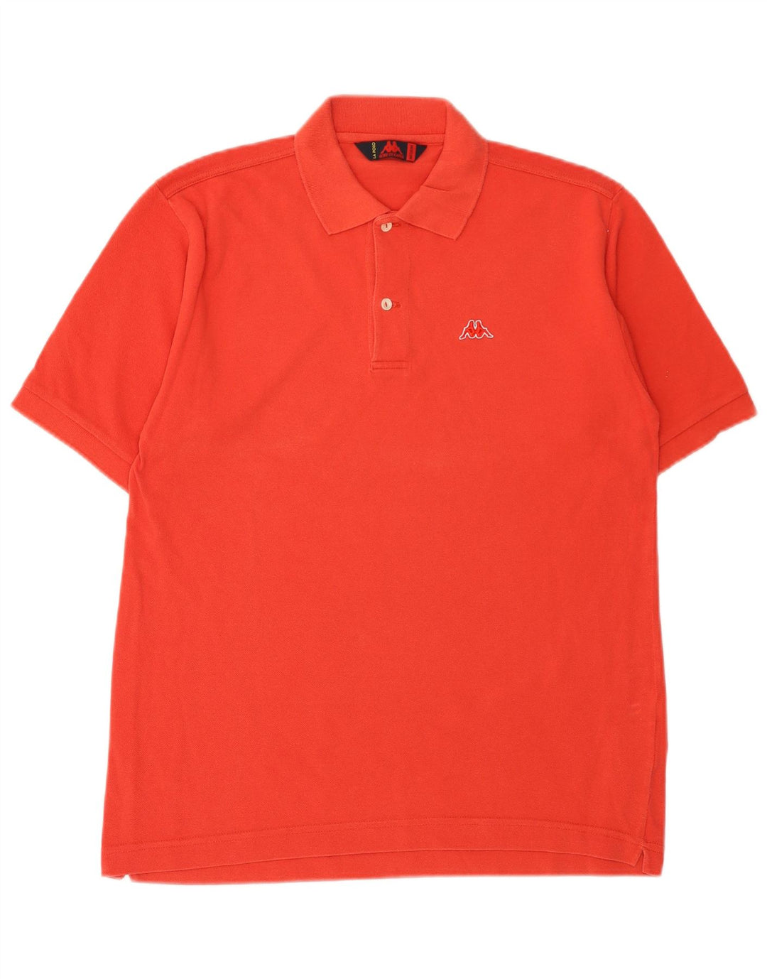 Kappa Herren Poloshirt Mittelorange Baumwolle