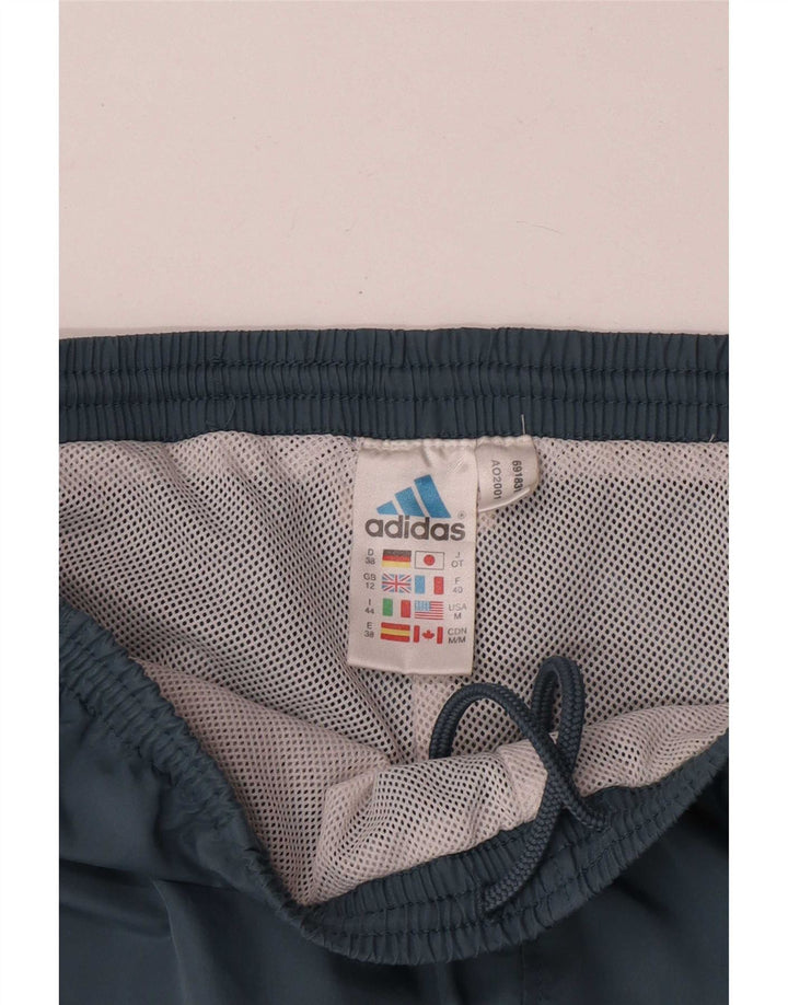 Adidas Damen Trainingshose Jogger UK 12 Mittelblaues Polyester