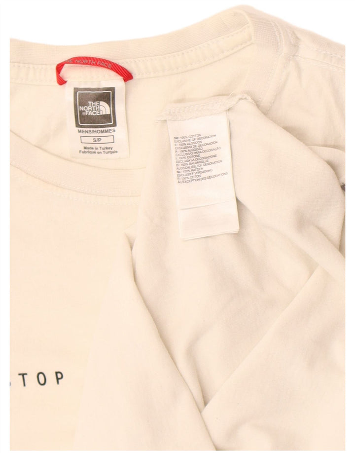 The North Face Herren-T-Shirt mit Grafik, Größe S, weiße Baumwolle