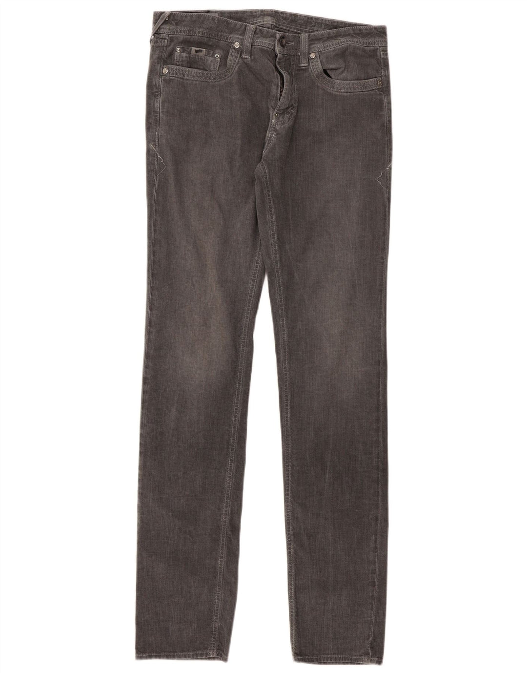 Gas Herren Albert Slim Jeans W32 L34 Graue Baumwolle