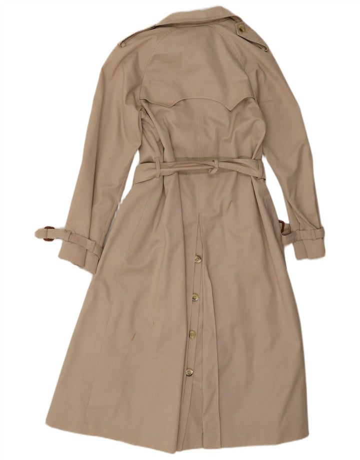Aquarama Damen Trenchcoat UK 10 Small Beige Polyester