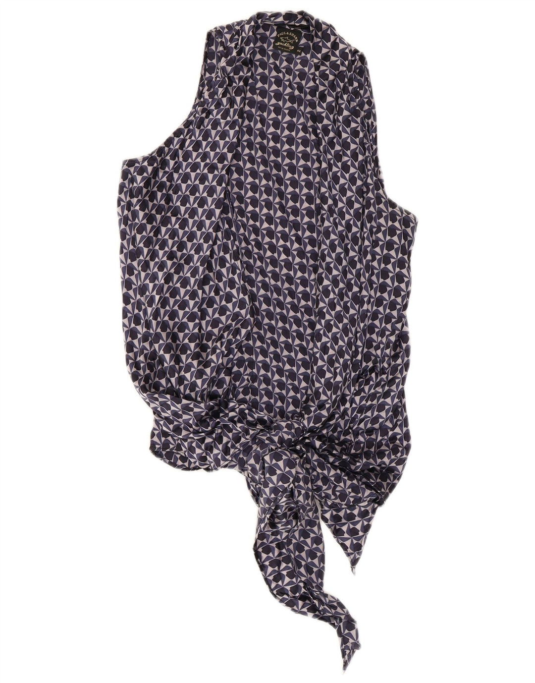 Paul & Shark Ärmelloses Damen-Cardigan-Oberteil IT 42 Medium Navy Blue