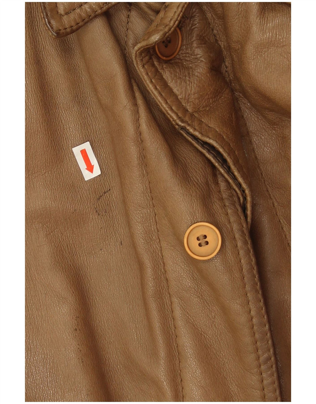 Vintage Herren Lederjacke IT 56 3XL Braun