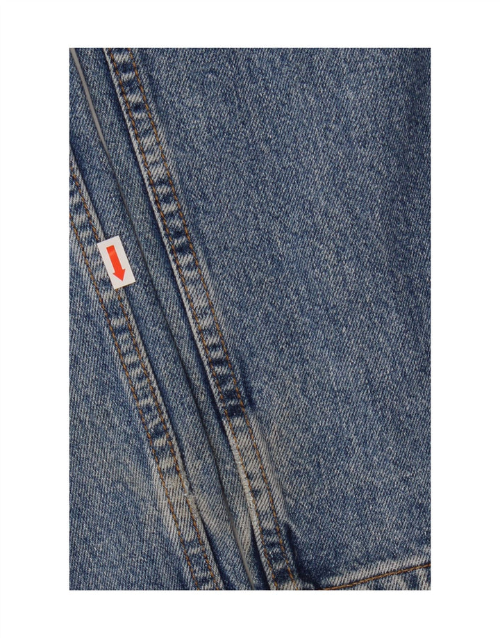 LEE Herren Kansas Straight Jeans W36 L32 Blaue Baumwolle