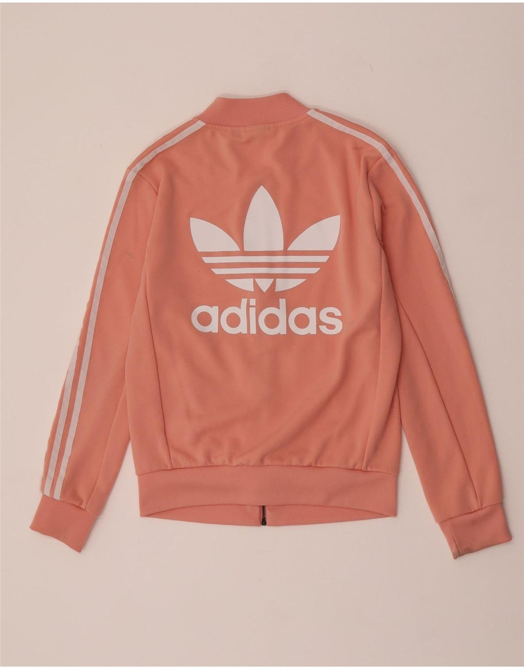 Adidas Damen Grafik-Trainingsanzug-Oberteiljacke UK 8 Small Pink Polyester
