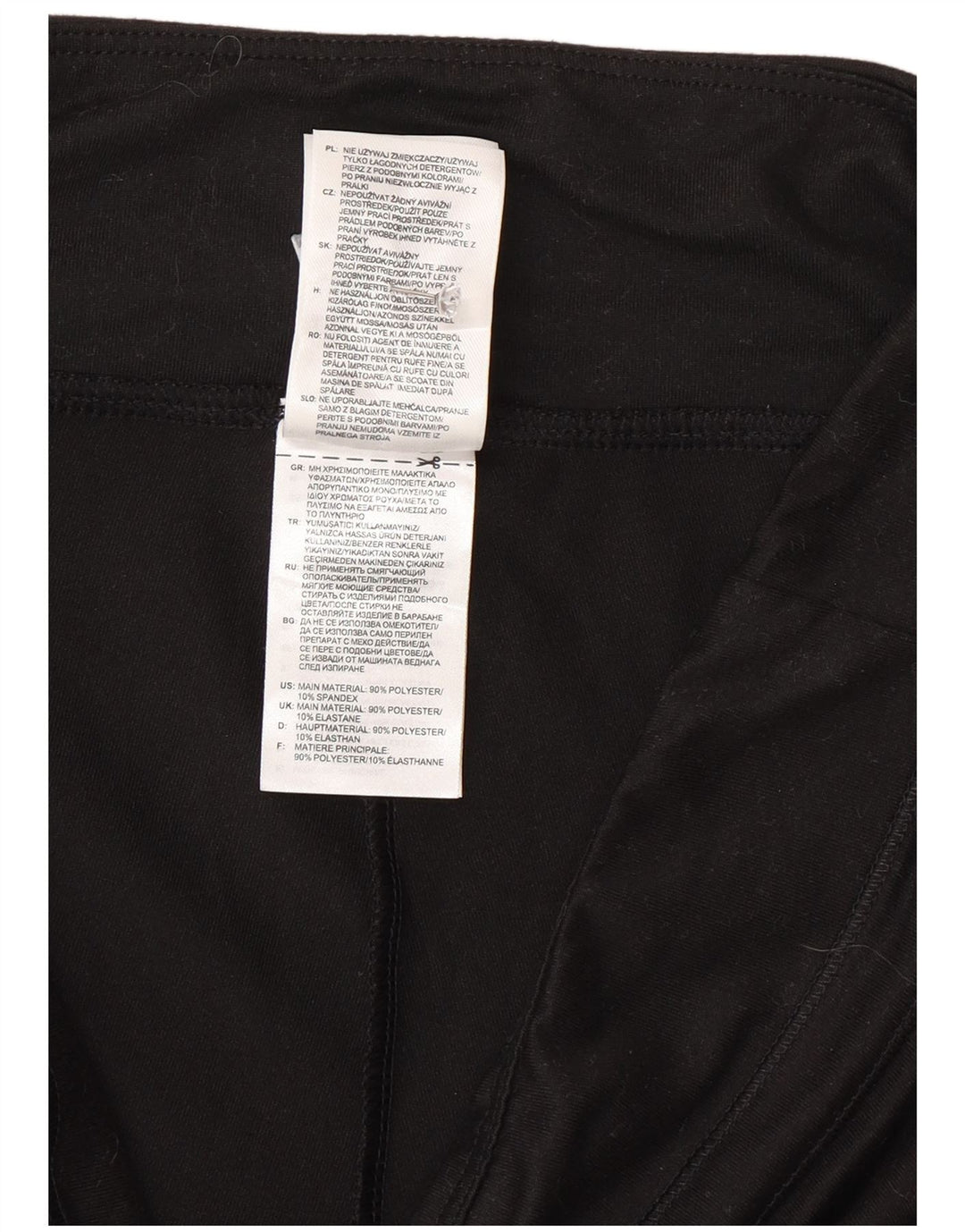 Adidas Damen Climalite Capri Leggings UK 12/14 Medium Schwarz Polyester