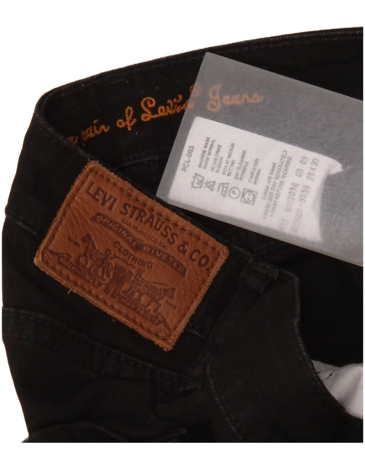 Levi's Damen Slim Jeans W29 L30 Schwarz