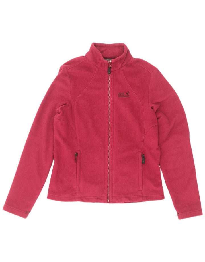 Jack Wolfskin Damen Fleecejacke UK 12/14 Mittelrosa Polyester