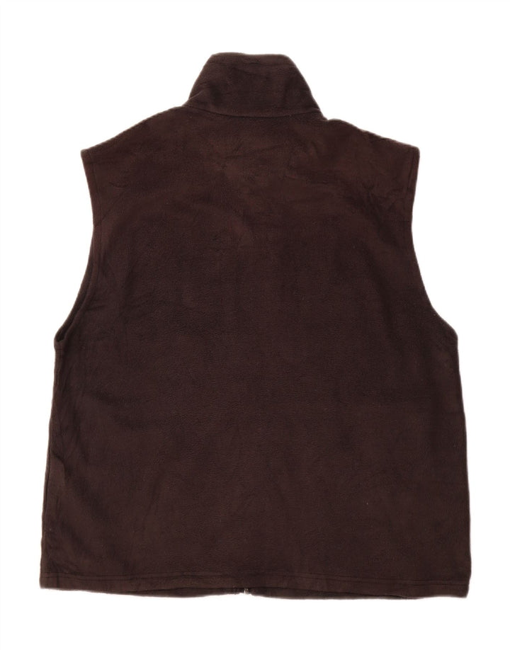 COLUMBIA Herren Fleeceweste UK 40 Large Schwarz Polyester