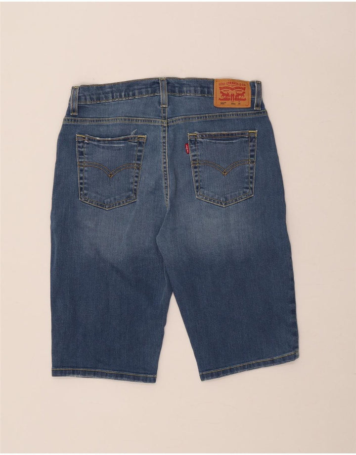 Levi's Jungen 502 Regular Taper Denim Shorts 15–16 Jahre W30 Blaue Baumwolle