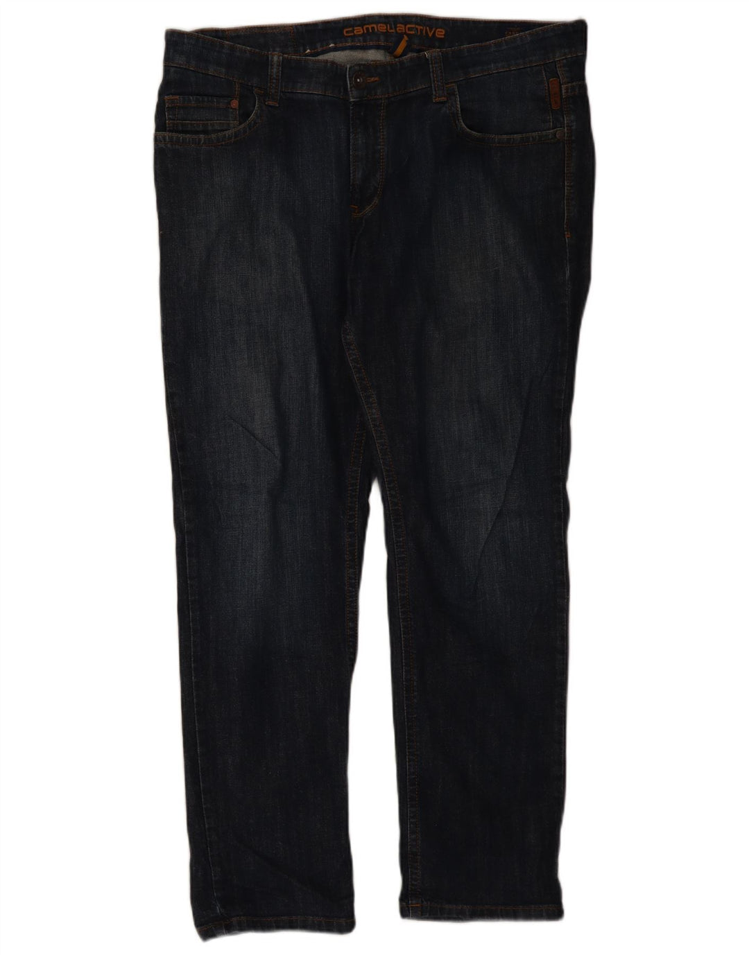 Camel Active Herren Hudson Straight Jeans W40 L32 Blaue Baumwolle