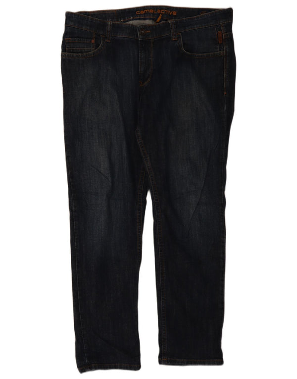 Camel Active Herren Hudson Straight Jeans W40 L32 Blaue Baumwolle